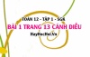 Bài 1 trang 13 Toán 12 tập 1 Cánh Diều